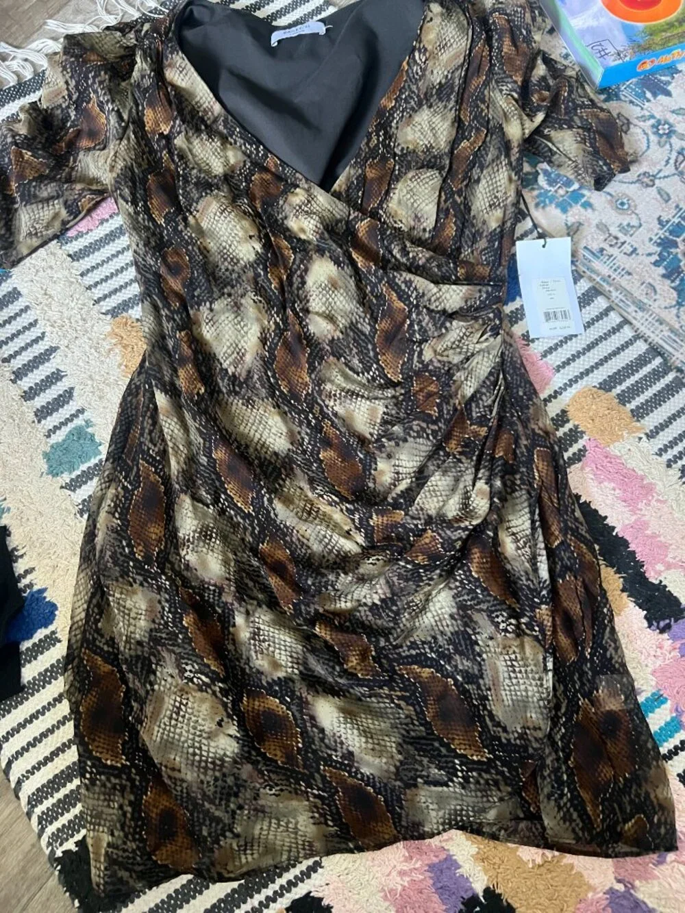 NWT Bailey44 Maya Faux Wrap Dress size 6‎